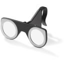 Image of Printed Foldable VR Glasses in Black