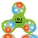 Image of Promotional LED Fidget Spinners Yellow