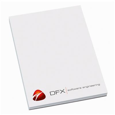 Image of Custom promotional notepads A6