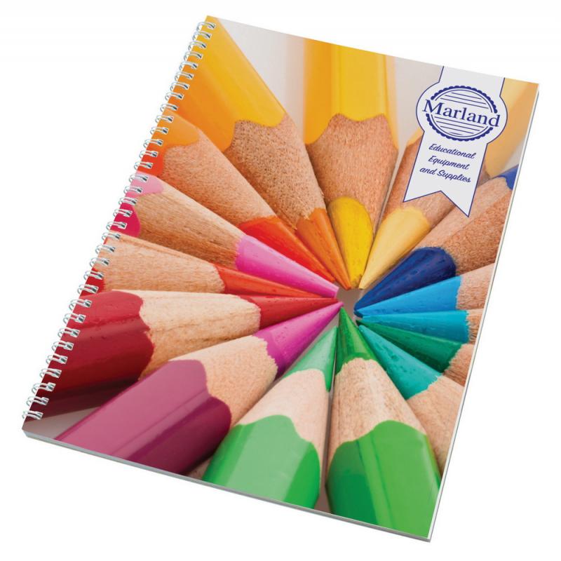 Image of Promotional Wiro Notepads A4