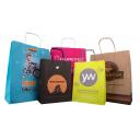 Image of Promotional printed twisted paper Handle Carrier Bag