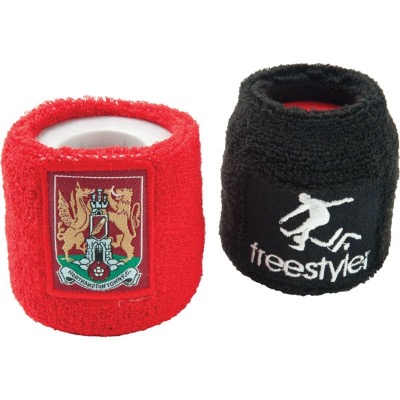 Image of Embroidered Promotional Towelling Sweat Bands