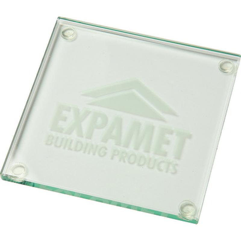 Image of Promotional Jade Glass Coaster