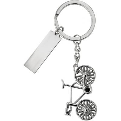 Image of Nickel plated keychain.