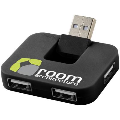 Image of Promotional branded 4 Port USB Hub