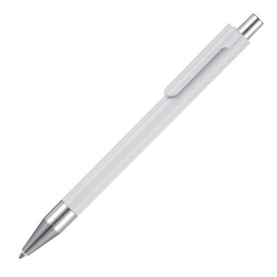 Image of Cayman Solid White Ball Pen