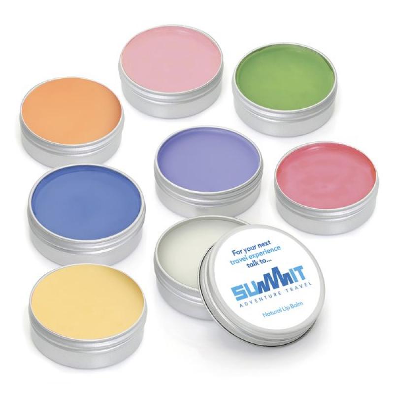 Image of Promotional Lip Balm in Aluminium Tin